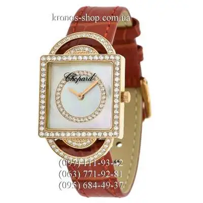 Chopard Happy Sport Square Brown/Gold