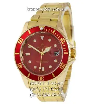 Rolex Submariner Date Quartz Gold/Red