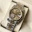 Rolex Datejust Steel Brilliants Fluted Bezel Silver-Gold/Gold/Gold