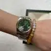 Rolex Datejust 36mm Steel Silver-Gold/Green