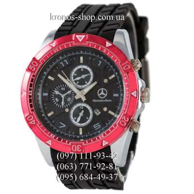 Mercedes Sport Chrono Black/Silver-Red/Black