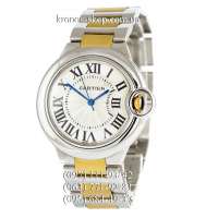 Cartier Ballon Bleu de Cartier Silver-Gold/White