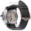 Cartier Calibre de Cartier Flying Tourbillon Silver/Black-White