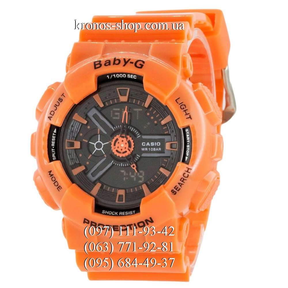 Casio Baby G BA 110 Orange Black Kronos