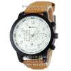 Curren Linear Chronograph 4258 Brown/Black/White