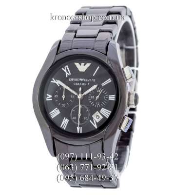 Emporio Armani AR1400 Ceramica All Black/Silver