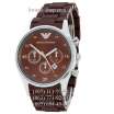 Emporio Armani Classic Quartz Brown/Silver/Brown