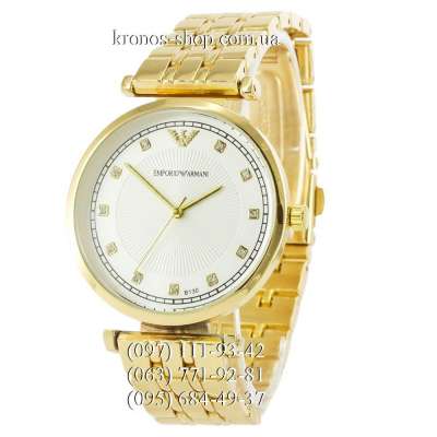 Emporio Armani B130 Gold/White