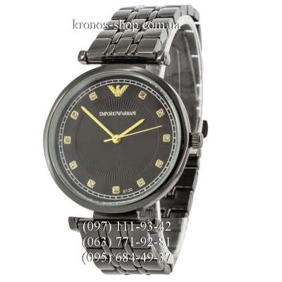 Emporio Armani B130 All Black-Gold