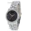 Guess Pave Dial Silver/Black