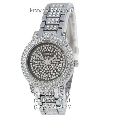 Guess B112 Full Pave Silver/Black