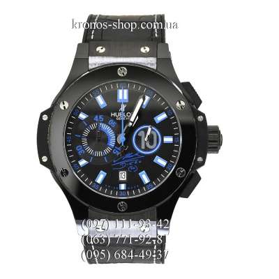 Hublot Big Bang Diego Maradona Chronograph All Black-Blue