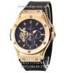 Hublot Classic Fusion Day Phase Tourbillon Black/Gold/Black