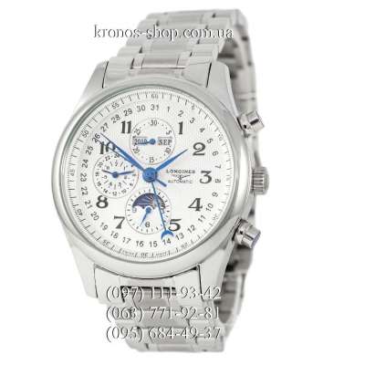 Longines Master Collection Moonphases Steel All Silver