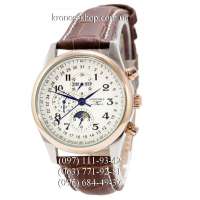 Longines Master Collection Moonphases Brown/Silver-Gold/White