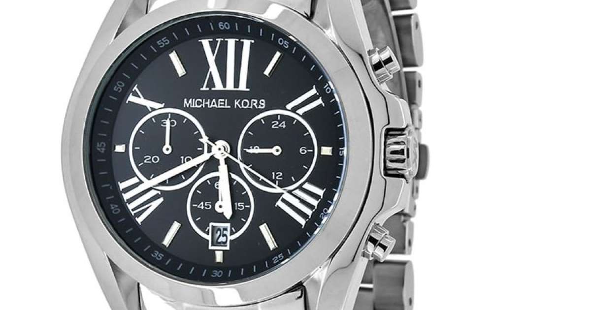 Michael Kors MK5705 Bradshaw Silver Black Kronos
