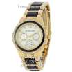 Michael Kors Day-Date Gold-Black/White