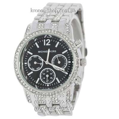 Michael Kors Day-Date Silver/Black