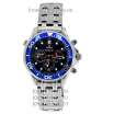 Omega Seamaster 300 M Diver Chronograph Silver/Black-Blue