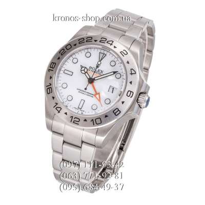 Rolex Explorer II Silver/White-Orange