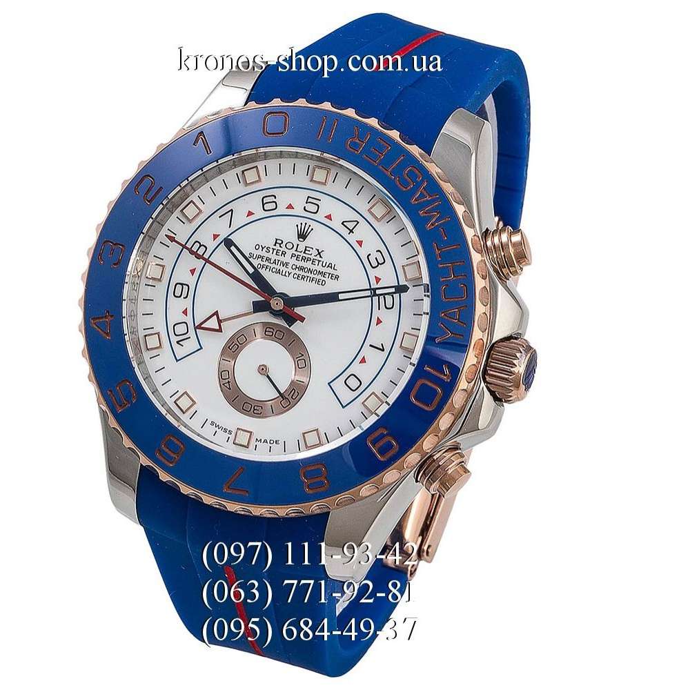 rolex silver gold blue