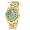 Rolex B47 Dial Pave Gold/Turquoise 