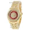 Rolex B47 Dial Pave Gold/Red