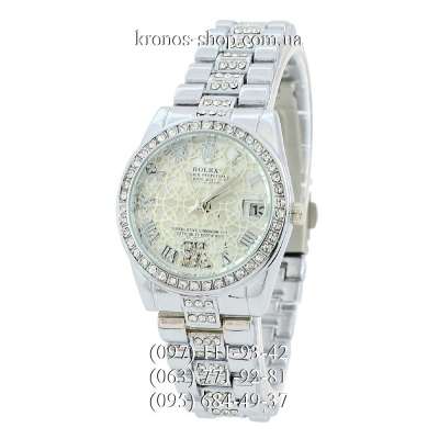 Rolex B61 Full Pave All Silver