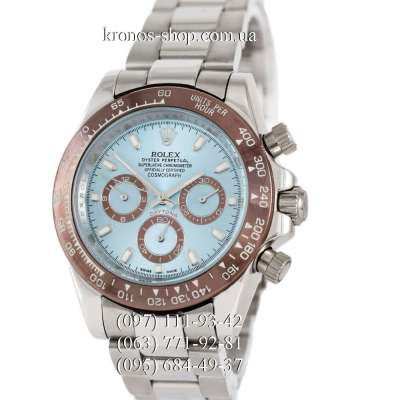 Rolex Cosmograph Daytona AA Plus Silver/Brown/Blue-Brown