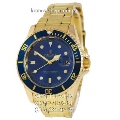 Rolex Submariner Date Quartz Gold/Blue