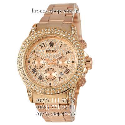 Rolex D40 Full Pave All Rose Gold