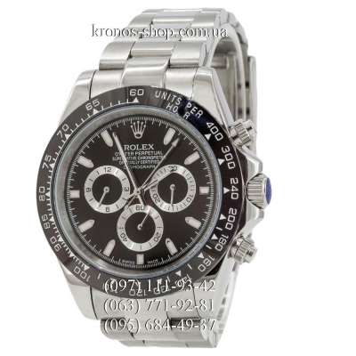 Rolex Cosmograph Daytona AA Plus Silver/Black/Black