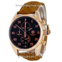 TAG Heuer Carrera 1887 SpaceX Chronograph Gold/Black-Orange