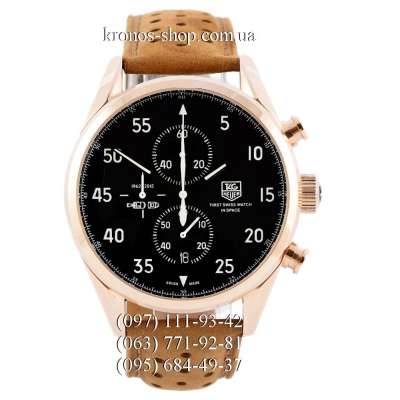 TAG Heuer Carrera 1887 SpaceX Chronograph Gold/Black-White