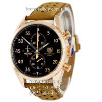 TAG Heuer Carrera 1887 SpaceX Chronograph Gold/Black-Yellow 