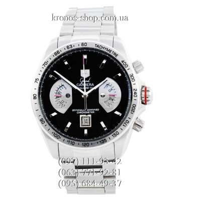 TAG Heuer Grand Carrera Calibre 17 Quartz Steel Silver/Black