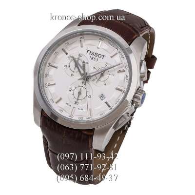 Tissot T-Classic Couturier Chronograph Brown/Silver/White