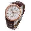 Tissot T-Classic Couturier Chronograph Brown/Silver-Gold/White