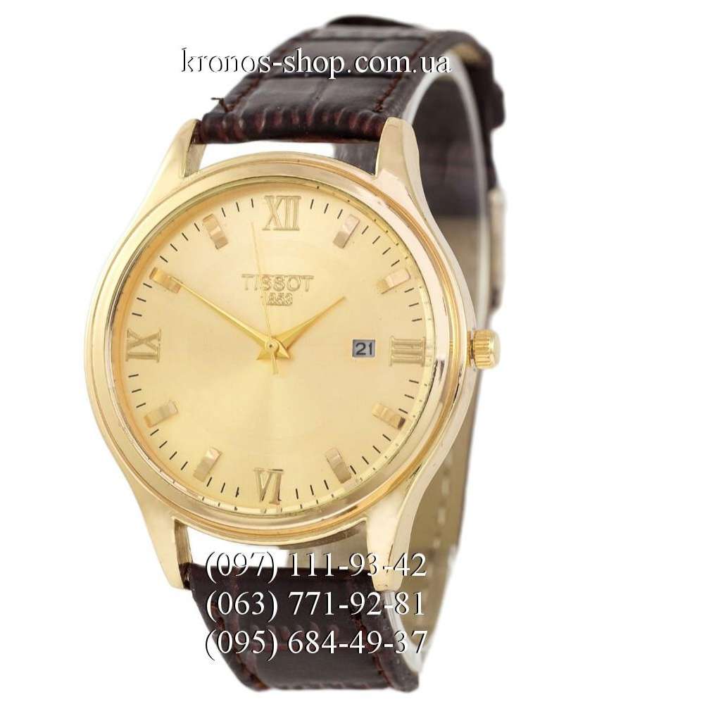 Часы Tissot 1853 Classic Rome Quartz Brown/Gold/Gold копия, купить в ...