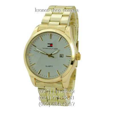 Tommy Hilfiger 7068B Date Gold/White