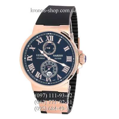 Ulysse Nardin Marine Chronometer Black/Gold/Black