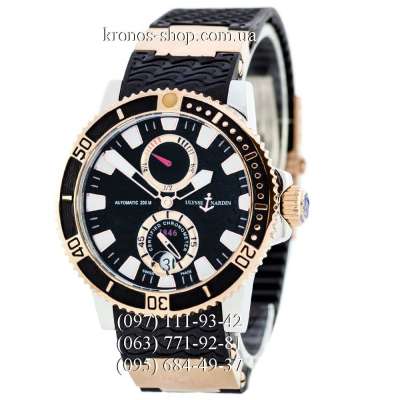 Ulysse Nardin Maxi Marine Diver Chronometer Black/Silver-Gold