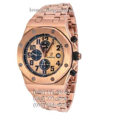 Audemars Piguet Royal Oak Offshore Chronograph Metal All Gold-Black