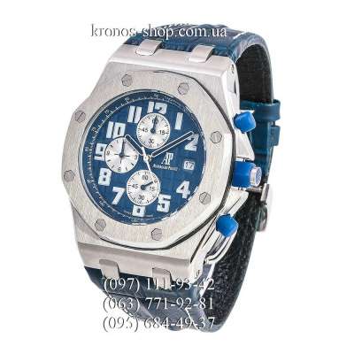 Audemars Piguet Royal Oak Offshore Chronograph Leather Blue/Silver/Blue