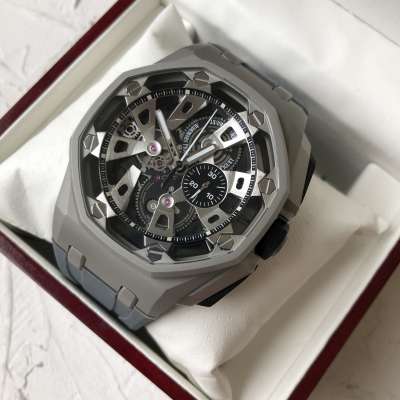 Audemars Piguet Royal Oak Offshore Tourbillon Chronograph 25th Anniversary Grey/Black-Grey