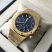 Audemars Piguet Royal Oak Chronograph Yellow Gold/Blue