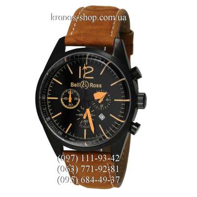 Bell & Ross Vintage BR Blackbird Flyback Brown/Black/Black