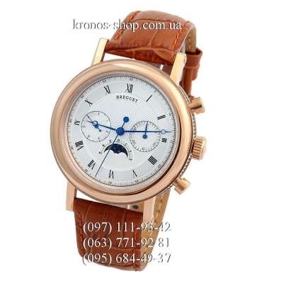 Breguet Classique Moon Phase Brown/Gold/White