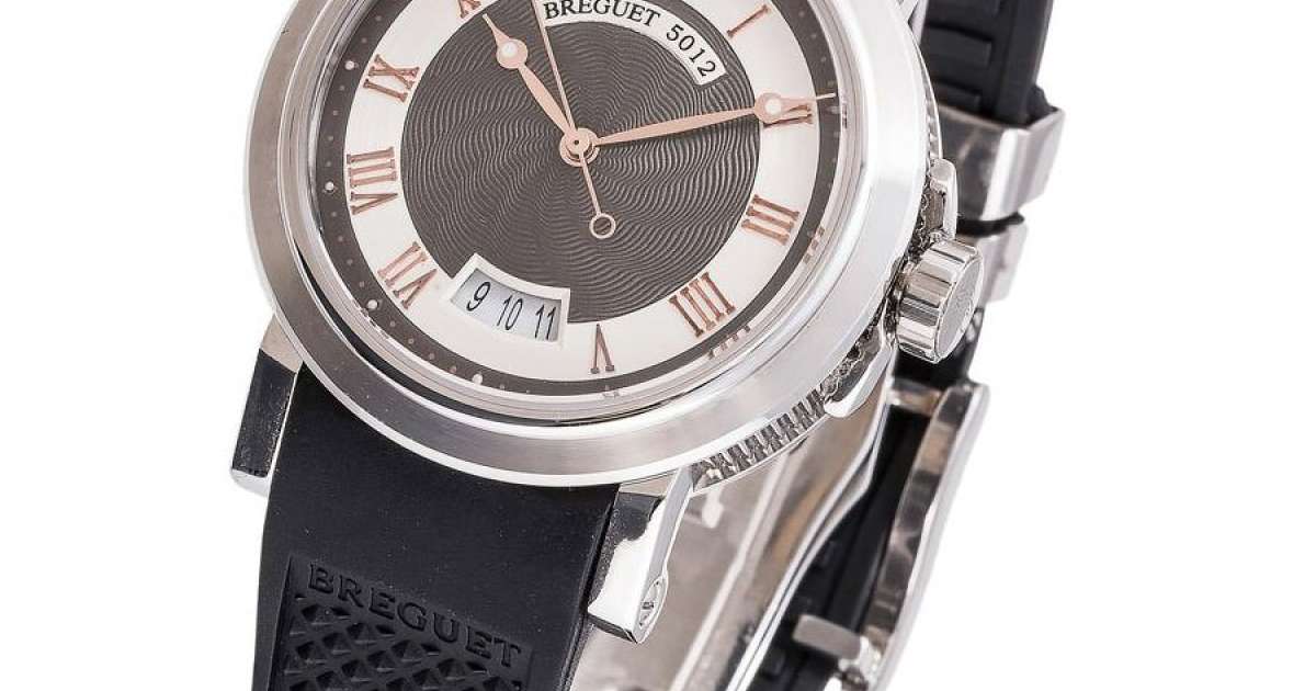 Breguet Marine 5012 Black Silver White Gold Kronos