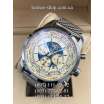 Breitling Transocean Chronograph Unitime Silver/White